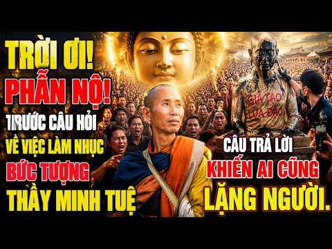 Trước Câu Hỏi Về Việc Làm Nhục Bức Tượng Thầy Minh Tuệ, Câu Trả Lời Khiến Ai Cũng Lặng Người