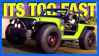 Forza Horizon 4 : THIS JEEP IS TOO FAST!! (FH4 Jeep Trailcat)