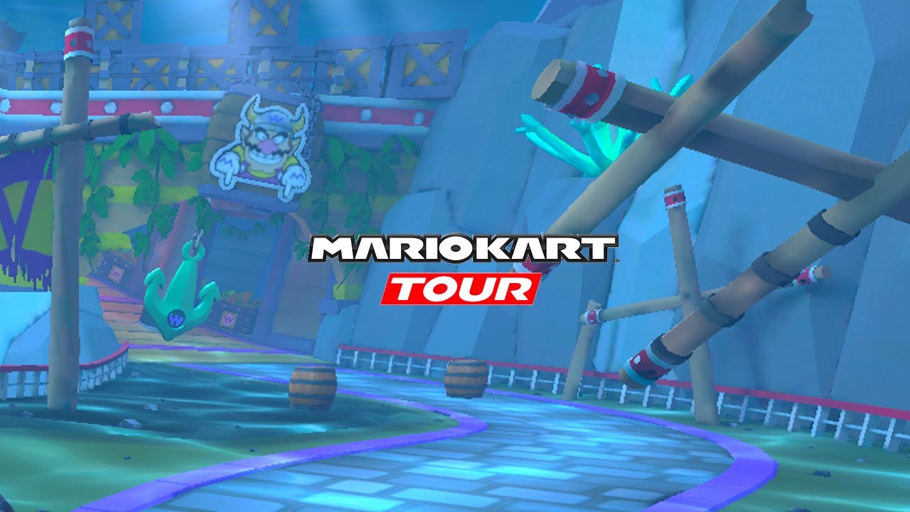 manifestation øre Barber TRACK 3DS Wario Shipyard + Trick & Reverse - HQ - Mario Kart Tour - YouTube