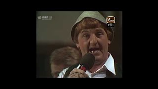 Eröffnung erster Musikanten Sadl 1981 Karl Moik und Hias mit Laurenziberg (Ausschnitt)
