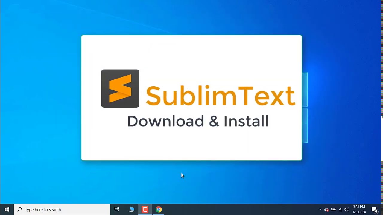 How to install Sublime Text on Windows - Easy Steps - YouTube