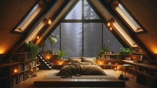 Heavy Rain For Instant Sleep | White Noise For Relaxation | Relax, Study, Focus