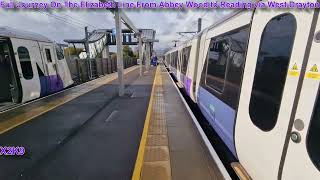 Full Journey On The Elizabeth Line From Abbey Wood to Reading