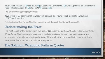 Troubleshooting Move-Item in PowerShell: Moving Multiple Files to Folders