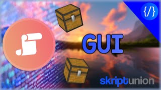 Inventory's / GUI's in Minecraft mit Skript | Anfänger Tutorial #003 | SkriptUnion