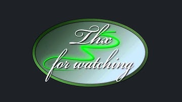 Intro - Thx For Watching - video designed by dreamscene.org