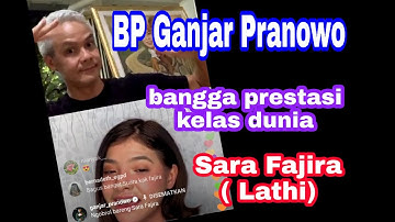 Obrolan Seru saat Covid 19..Bp Ganjar Pranowo dan Penyayi Viral Sara Fajira ( Lathi ft.weird jenius)