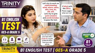 B1 English Test (GESE Grade 5) | SELT British Citizenship| Trinity College London ILR UK