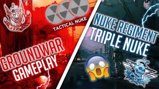 Groundwar  Triple Nuke With OFFICIAL Nuke Regiment (Damascus Gameplay)
