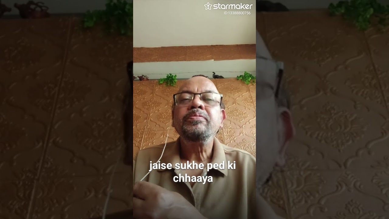 मेरा जीवन कुछ काम ना आया ... जैसे सुखे पेड़ की छाया 