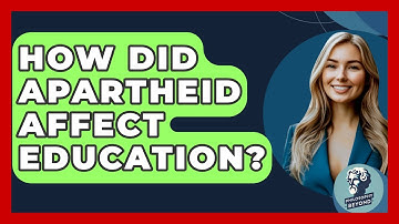 How Did Apartheid Affect Education? - Philosophy Beyond