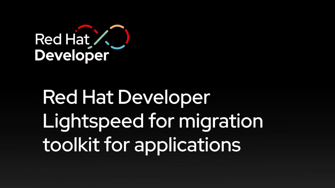 Red Hat Developer Lightspeed для набора инструментов миграции приложений