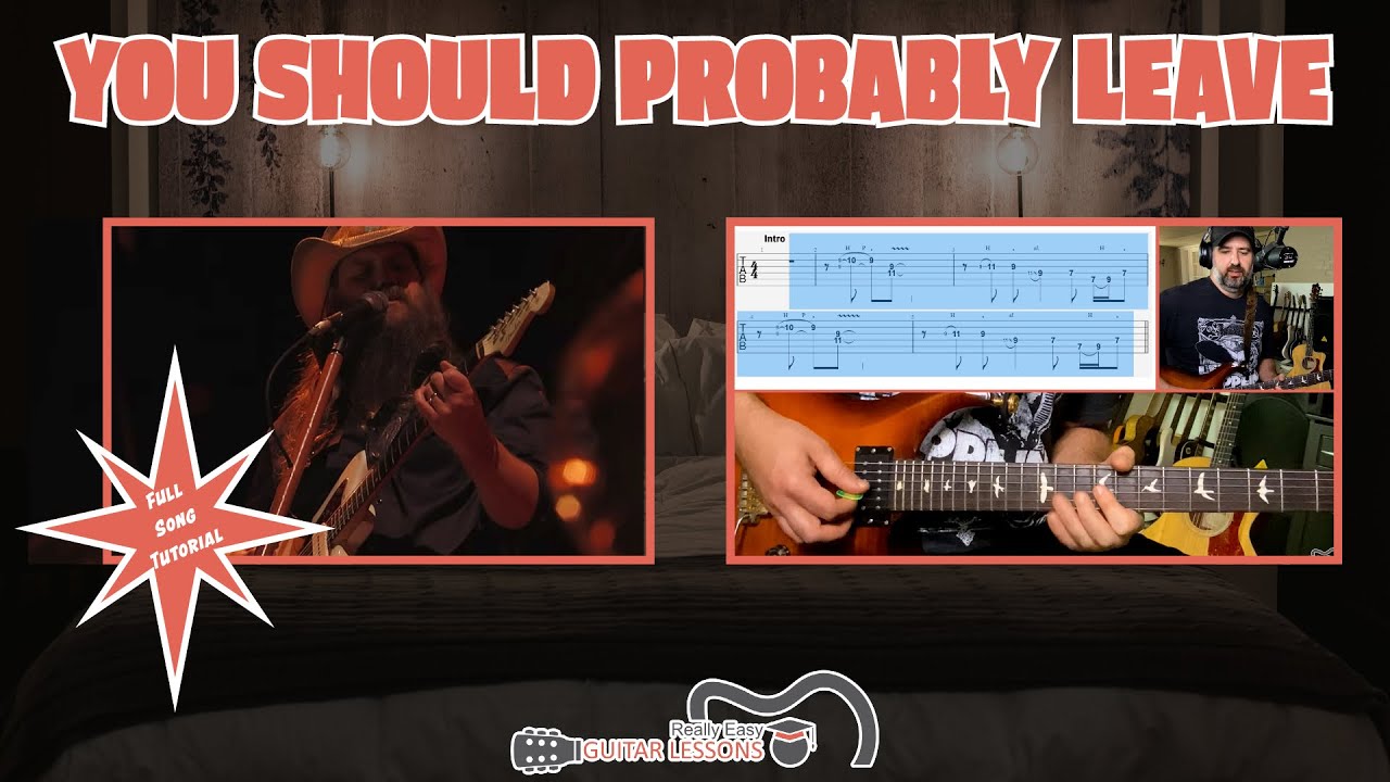 You Should Probably Leave Guitar Lesson Full Tutorial YouTube