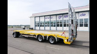Lfd 11514 Anhänger Tieflader Schwarzmüller 3-Achs G Serie Parabel Blatt 30 To .Griener.de