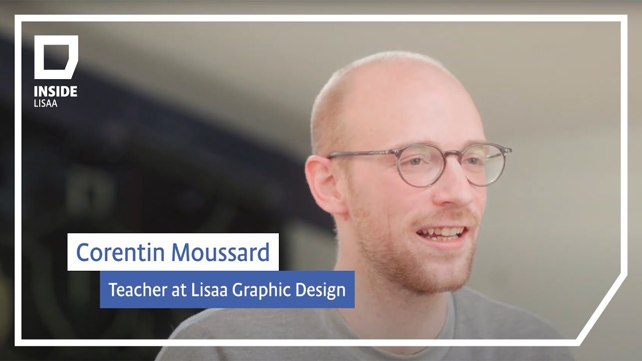 Corentin Moussard, teacher at LISAA Graphic Design & Communication in Paris