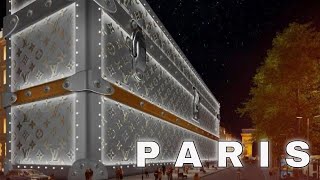 Paris France LIVE - Louis Vuitton  First Luxury Hotel on the Champs-Elysées