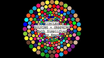 CIRCLES: Get the Center and Radius + Graph | Algebra 2 | Math Simplified by Eman