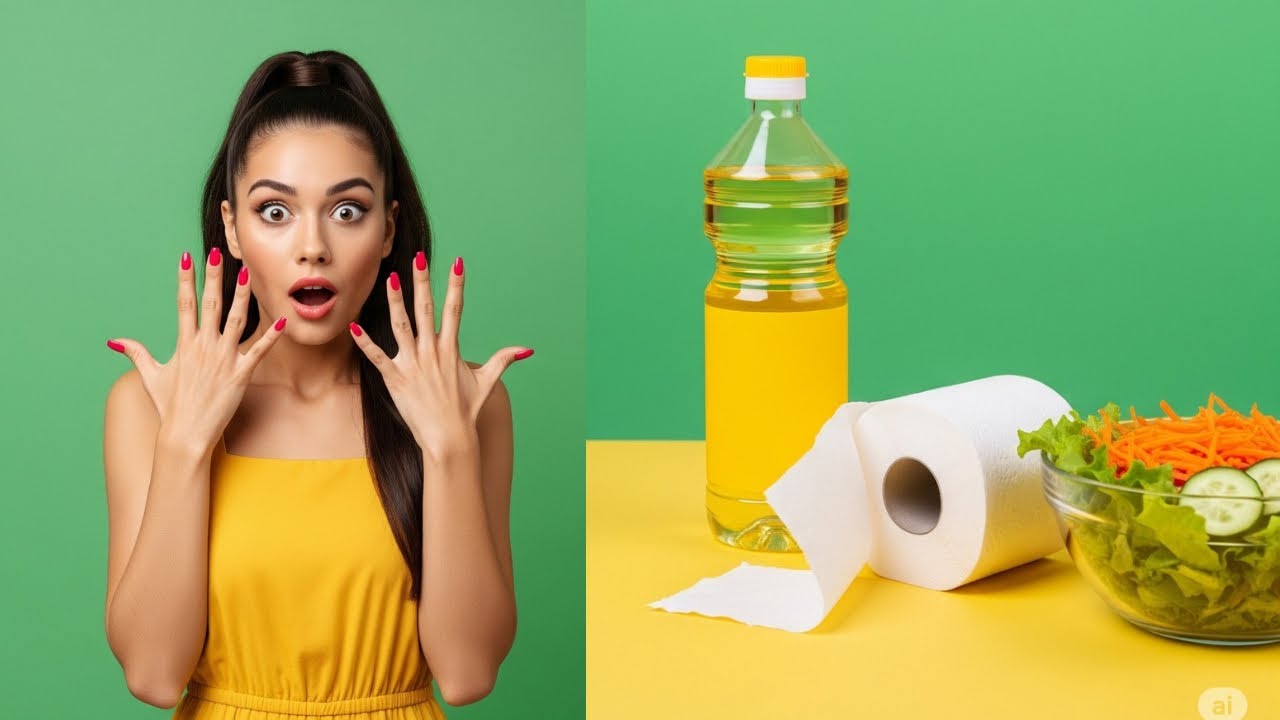 Keep Your Oil Bottle Neck Clean! 🛢️🧻 Easy Hack!