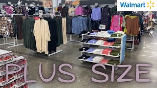 😍SHOPPING THE ENTIRE PLUS SIZE SECTION AT WALMART‼️WALMART SHOP WITH ME | WALMART PLUS SIZE CLOTHES
