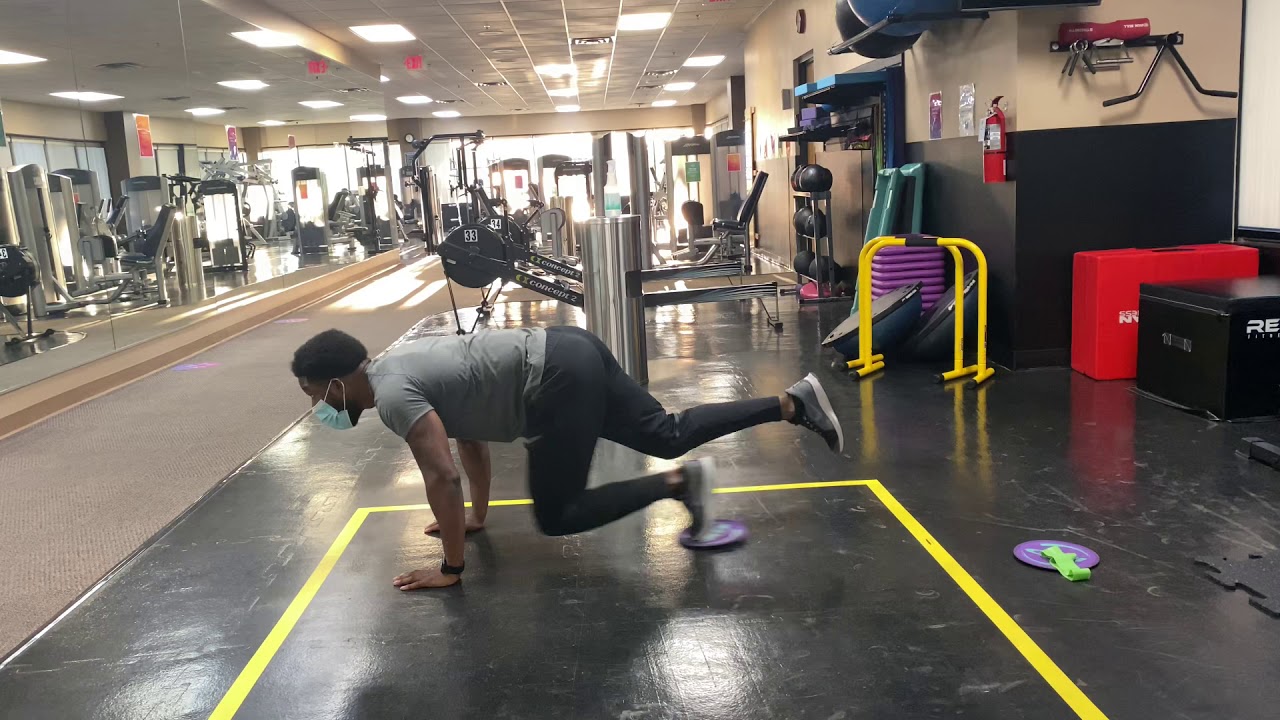 Single Leg Slider Mountain Climber YouTube