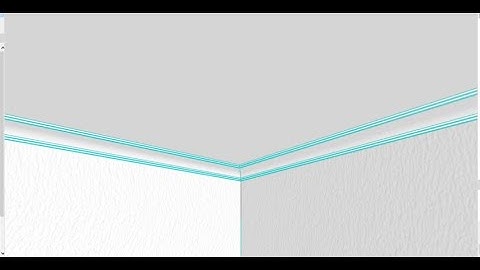 Adding ceiling cornice in archicad