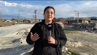موفدة تلفزيون سوريا إلى أنطاكيا تلخص ما شاهدته في اليوم الثاني من الزلزال المدمر