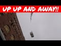 Up Up And Away! | Rooftop Air Conditioner With A Crane