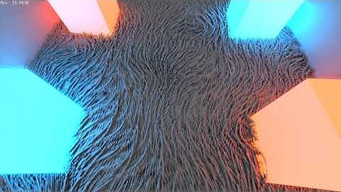 Realtime fur rendering based on precomputed raytracing