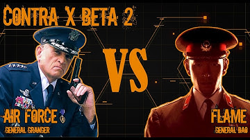 C&C Generals Contra X BETA 2. Challenge: AirForce General vs Flame General [Hard] #6