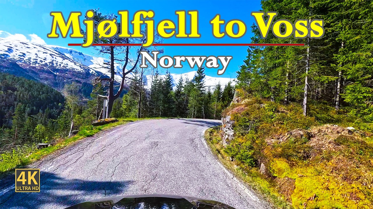 Mjølfjell To Voss In Norway 🇳🇴 | Scenic Road Trip In Stunning 4k | POV Driving