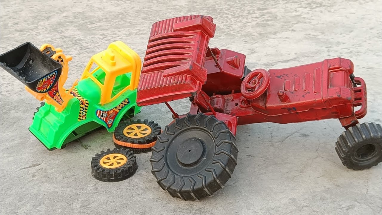 Aaj hamare tractor trolley ke pahiye kahi kho gaye | mini tractor wala cartoon | kartik toy 2.6 |