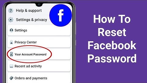 How to Reset Facebook Password on Android Mobile (2024)