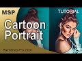 Cartoon Portrait - Tutorial - PaintShop Pro