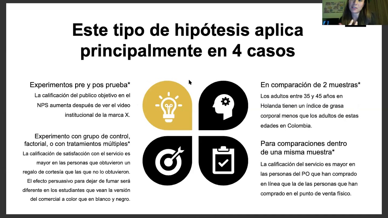Estadística Inferencial - Prueba de hipótesis de Diferencia de Grupos