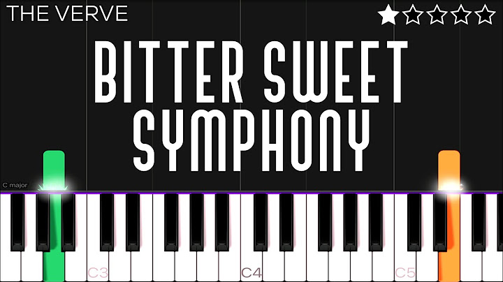 Bitter Sweet Symphony Piano version - Piano performance video thumbnail