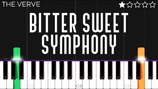 The Verve  Bitter Sweet Symphony | EASY Piano Tutorial
