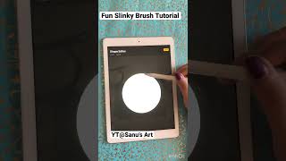Procreate Tutorial - How to make Fun Slinky Brush #shorts