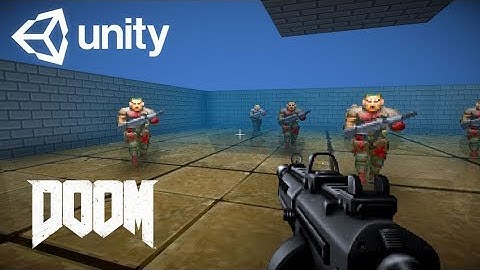 unity 2.5d fps doom like sprite rendering template