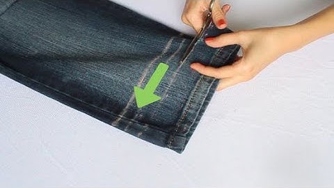 Como subir bastilla a un pantalon