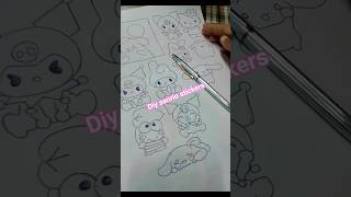 #diy #sanrio 🤩#stickers✨💖 #shasiyacraft #drawing #cute