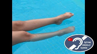 Yüzmede Ayak Vuruşu Nasildir? İşitme Engelliler İçin Yazı Dilinde Türkçe İçerik