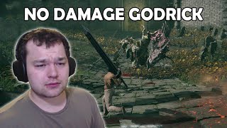 Godrick the Grafted no damage boss fight in Elden Ring no hit, solo