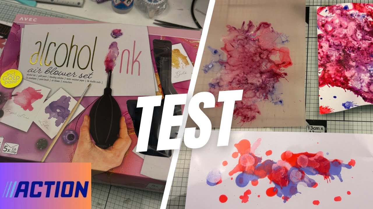 TEST kit encre alcool ACTION .. TOP OU FLOP?? 