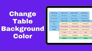 How to Change Table Background Color in WordPress