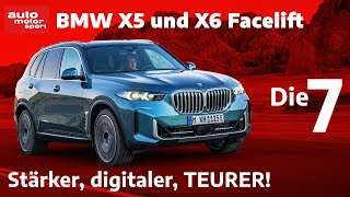 BMW X5 und X6: Stärker, digitaler, 13.000 € teurer! 7 Fakten zum Facelift  | auto motor und sport