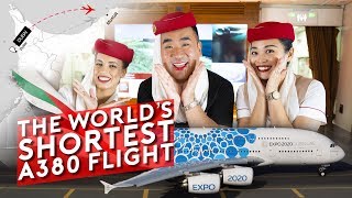 The World's SHORTEST A380 Flight - Just 40 minutes!