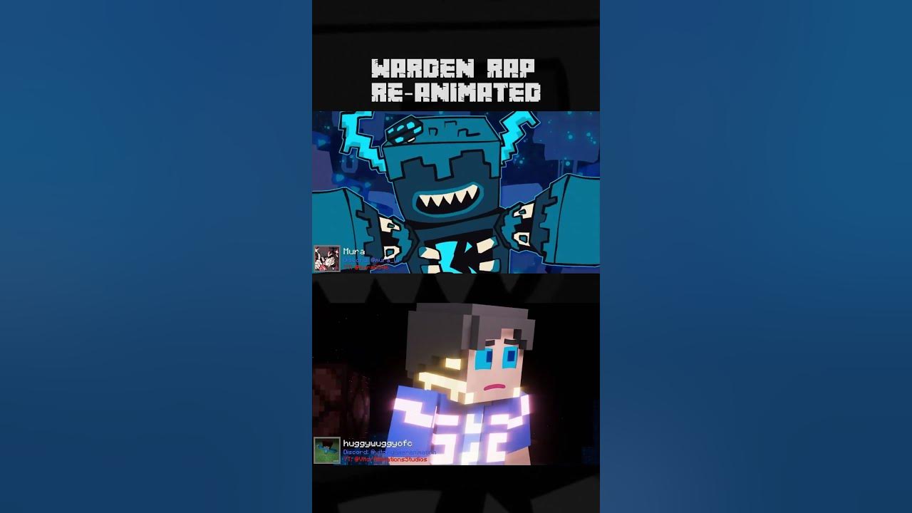 WARDEN RAP REANIMATED (by the community) #minecraft #mobrap #danbull #minecraftanimation #ekrcoaster