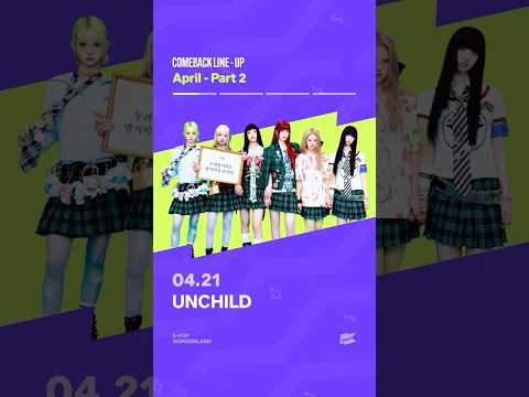 [COMEBACK LINE-UP] ✨4월 컴백 라인업✨| <strong>April</strong> – Part 2
