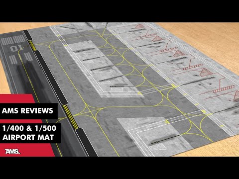 AMS Airport Mat for 1/400 and 1/500 Scale Model Aircrafts