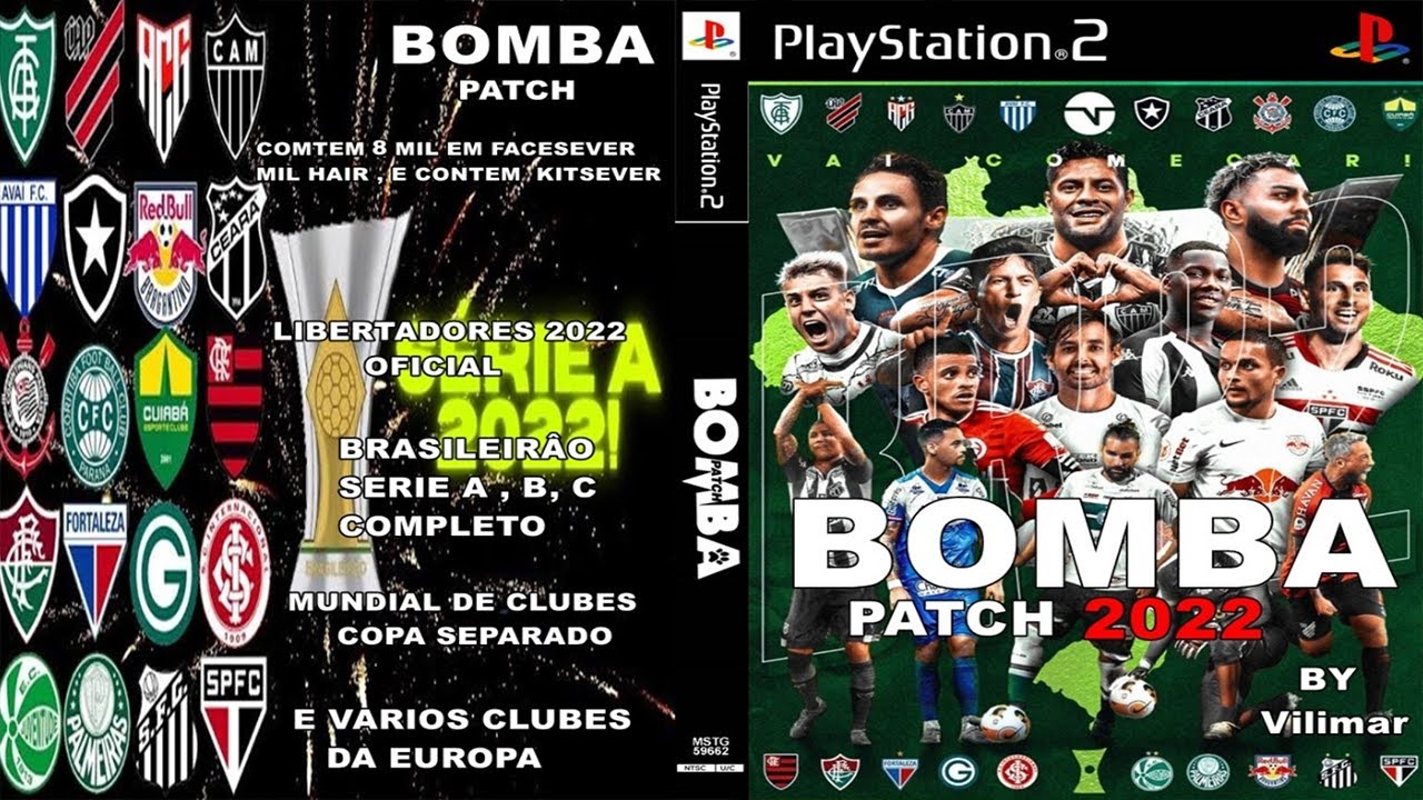 BOMBA PATCH BRASILEIRÃO 2021 PS2 (ABRIL) Pro Evolution Soccer 6